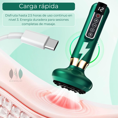 Masajeador de Ventosas con Calor Drenaje + Firmeza