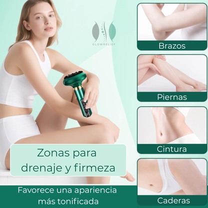 Masajeador de Ventosas con Calor Drenaje + Firmeza