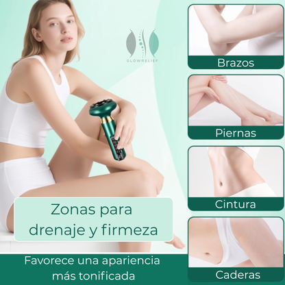 Masajeador de Ventosas con Calor Drenaje + Firmeza