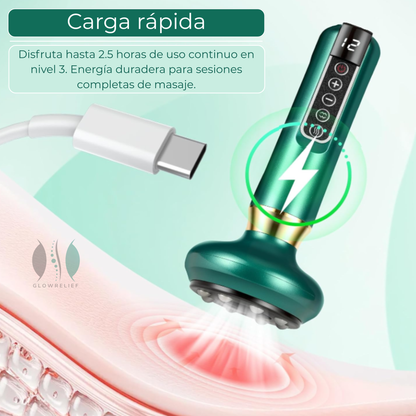 Masajeador de Ventosas con Calor Drenaje + Firmeza