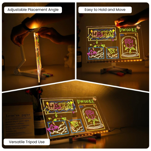 LED Acrylic Luminous Board – USB Powered